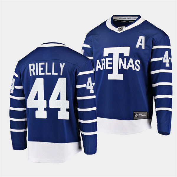Men's Toronto Maple Leafs #44 Morgan Rielly adidas Blue Third Player Jersey Stitched