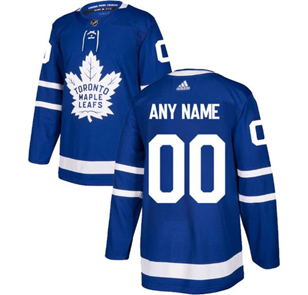 Men's Toronto Maple Leafs Adidas Blue Home Breakaway Custom Jersey