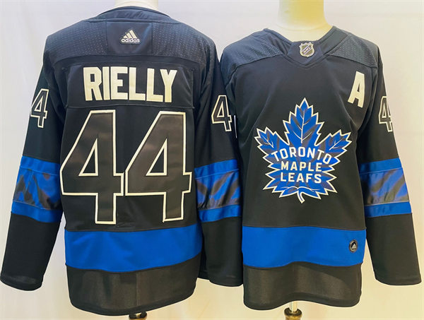 Men's Toronto Maple Leafs x drew house #44 Morgan Rielly Adidas Black Alternate Reversible Next Gen Jersey Stitched