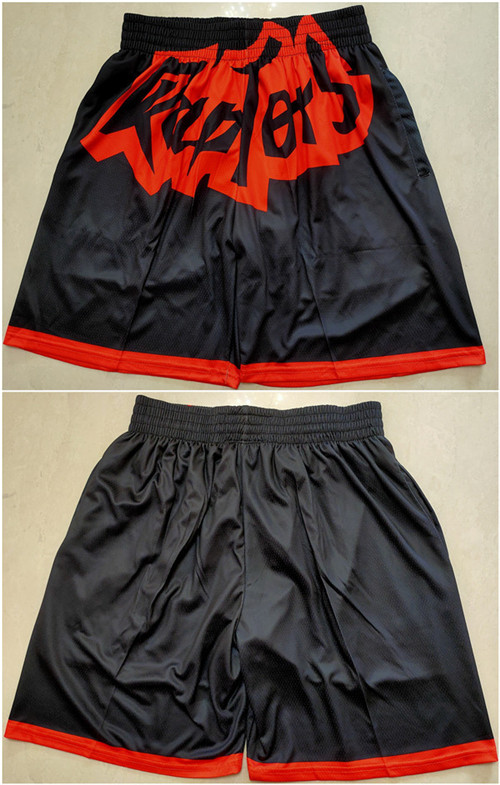 Men's Toronto Raptors Black Mitchell&Ness Shorts (Run Small)