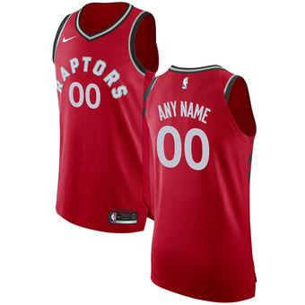 Men's Toronto Raptors Red Custom Jersey