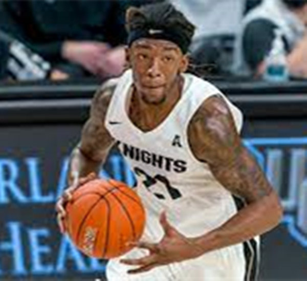 Men's UCF Knights #21 C. J. Walker Nike White Knights College Basketball Jersey