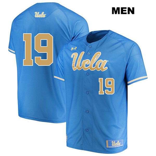 Men's UCLA Bruins #19 Jack Ralston Blue Under Armour College Baseball Jersey