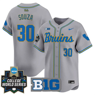 Men's UCLA Bruins 2025 World Series Vapor Premier Limited Jersey - All Stitched August Souza   30