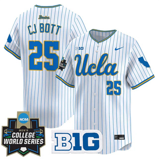 Men's UCLA Bruins 2025 World Series Vapor Premier Limited Jersey - All Stitched CJ Bott 25