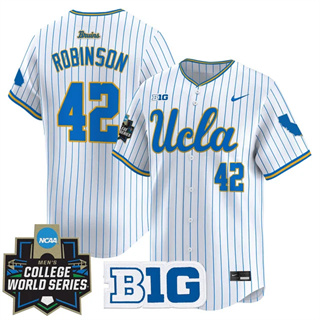 Men's UCLA Bruins 2025 World Series Vapor Premier Limited Jersey - All Stitched Jackie Robinson 42