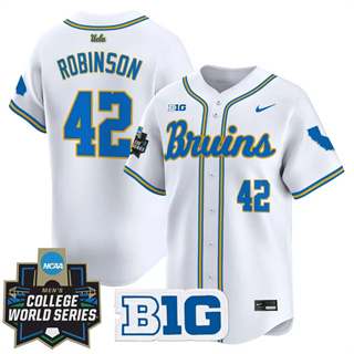 Men's UCLA Bruins 2025 World Series Vapor Premier Limited Jersey - All Stitched Jackie Robinson42
