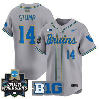 Men's UCLA Bruins 2025 World Series Vapor Premier Limited Jersey - All Stitched Landon Stump   14