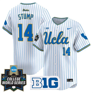Men's UCLA Bruins 2025 World Series Vapor Premier Limited Jersey - All Stitched Landon Stump 14