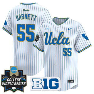 Men's UCLA Bruins 2025 World Series Vapor Premier Limited Jersey - All Stitched Michael Barnett 55