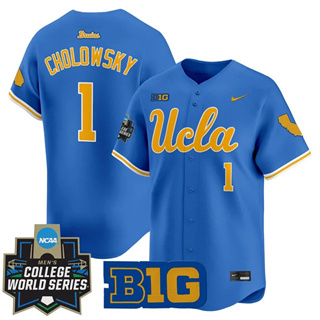 Men's UCLA Bruins 2025 World Series Vapor Premier Limited Jersey - All Stitched Roch Cholowsky