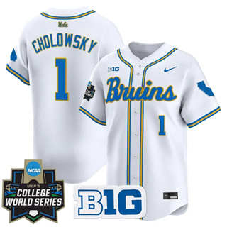 Men's UCLA Bruins 2025 World Series Vapor Premier Limited Jersey - All Stitched Roch Cholowsky1
