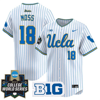 Men's UCLA Bruins 2025 World Series Vapor Premier Limited Jersey - All Stitched Wylan Moss 18