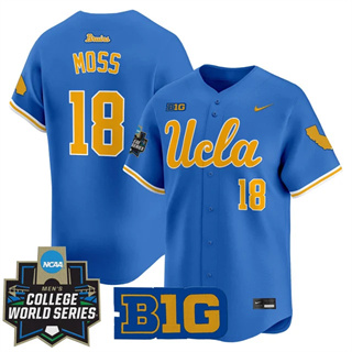 Men's UCLA Bruins 2025 World Series Vapor Premier Limited Jersey - All Stitched Wylan Moss