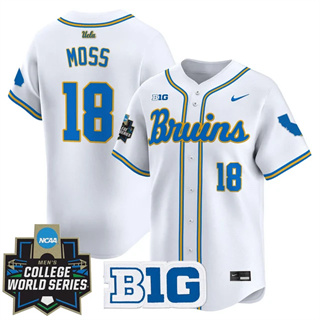Men's UCLA Bruins 2025 World Series Vapor Premier Limited Jersey - All Stitched Wylan Moss18