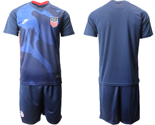 Men's USA Away Blank Jersey