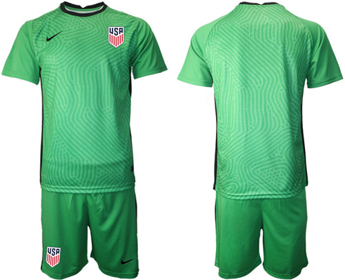Men's USA Blank Green Jersey