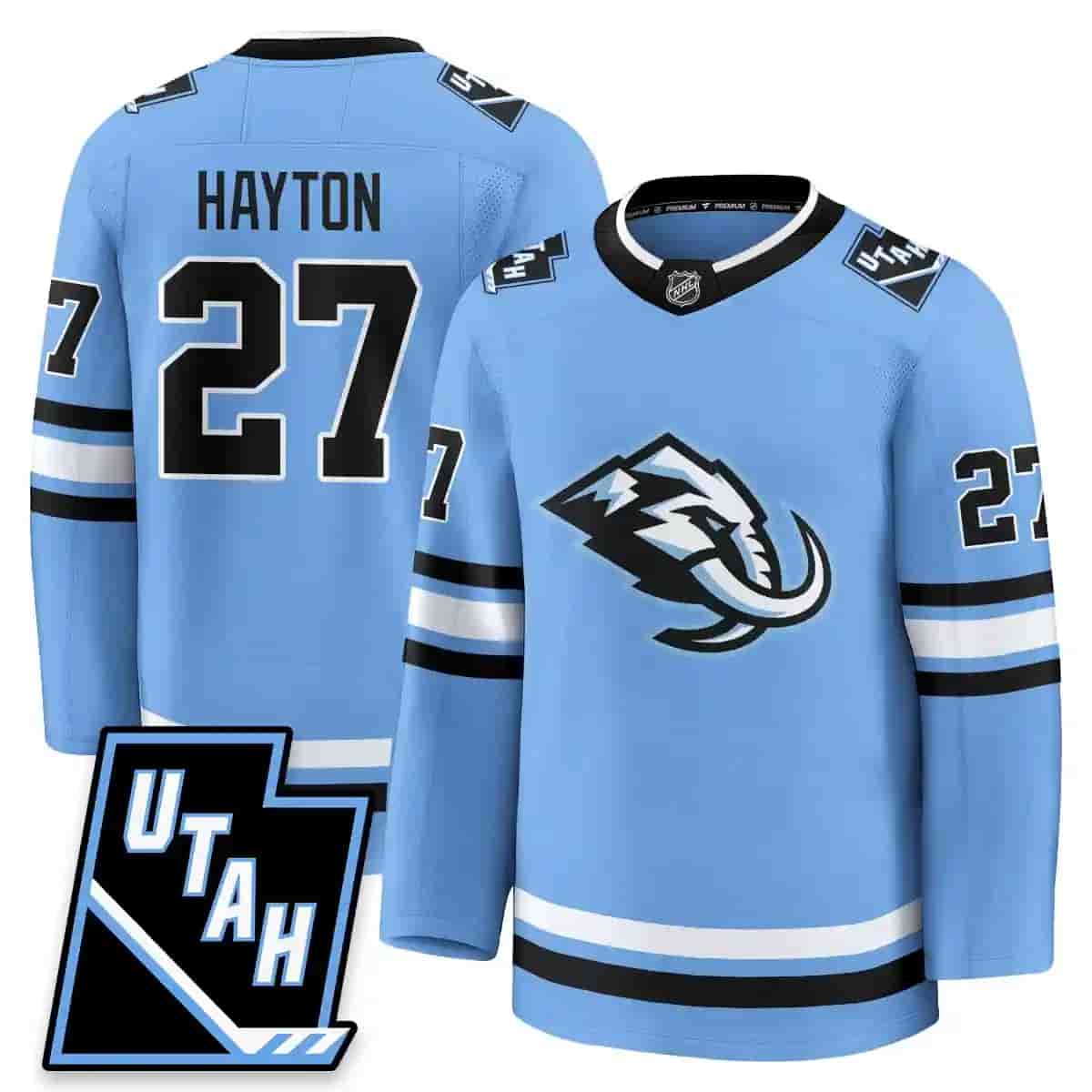 Men's Utah Hockey ‘Mammoth’ 2025 Limited Jersey - All Stitched Barrett Hayton  - 27