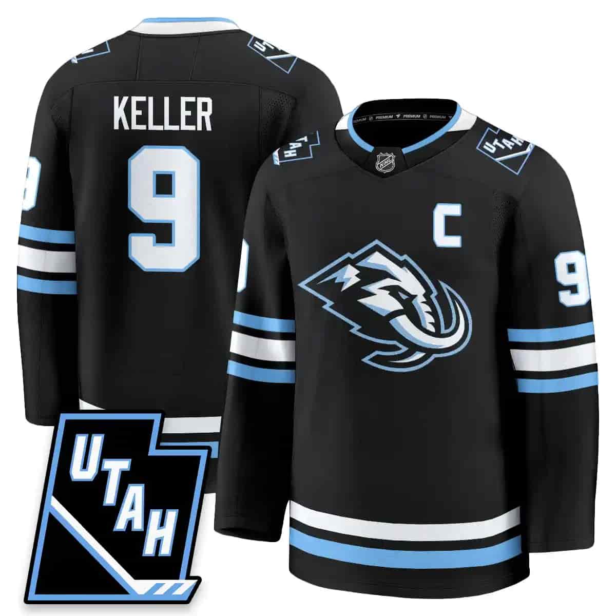 Men's Utah Hockey ‘Mammoth’ 2025 Limited Jersey - All Stitched Clayton Keller - 9