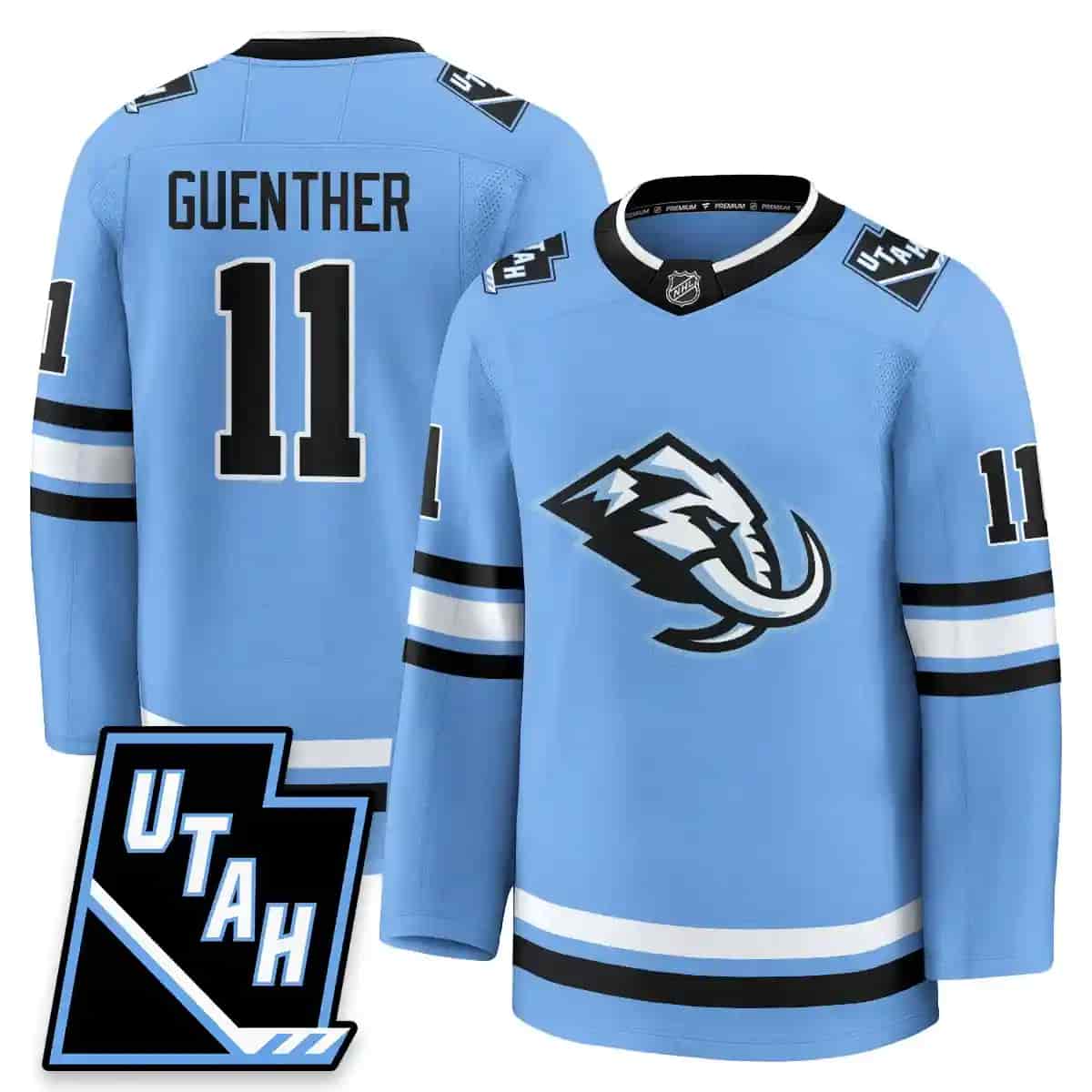 Men's Utah Hockey ‘Mammoth’ 2025 Limited Jersey - All Stitched Dylan Guenther -  11