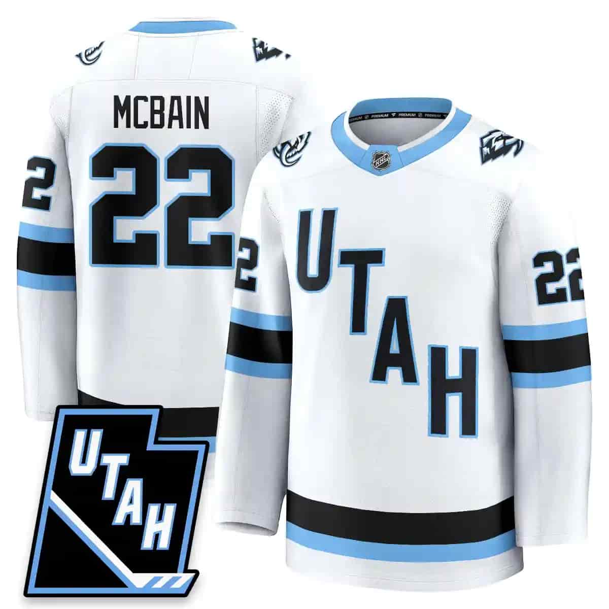 Men's Utah Hockey ‘Mammoth’ 2025 Limited Jersey - All Stitched Jack McBain - #22