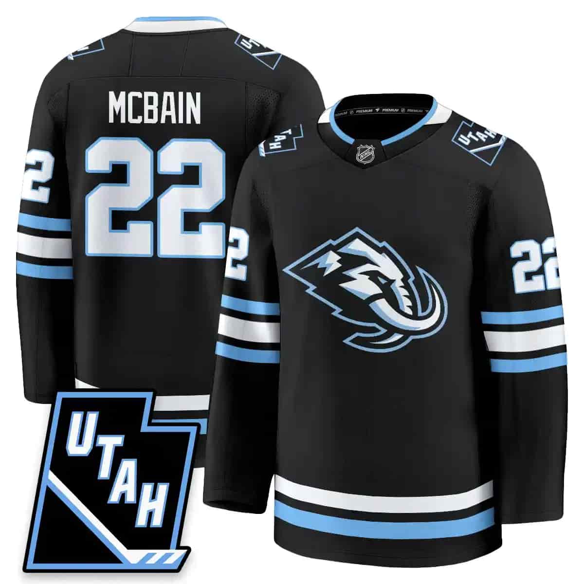 Men's Utah Hockey ‘Mammoth’ 2025 Limited Jersey - All Stitched Jack McBain - 22