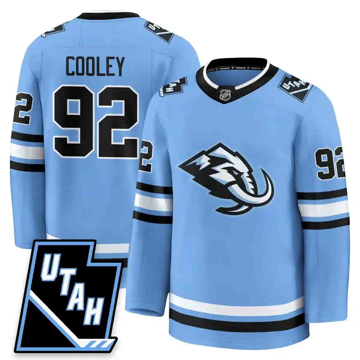 Men's Utah Hockey ‘Mammoth’ 2025 Limited Jersey - All Stitched Logan Cooley -   92