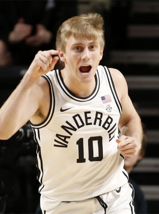 Men's Vanderbilt Commodores #10 Myles Stute Nike 2020 White Round Neck College Game Basketball Jersey 