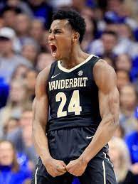 Men's Vanderbilt Commodores #24 Aaron Nesmith Nike 2020 Black Gold College Basketball Jersey 