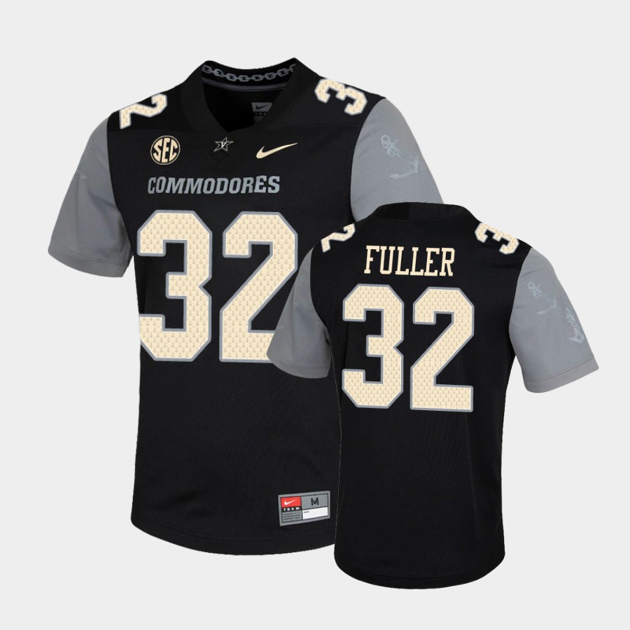 Men's Vanderbilt Commodores #32 Sarah Fuller Nike 2020 Black Untouchable College Game Football Jersey 
