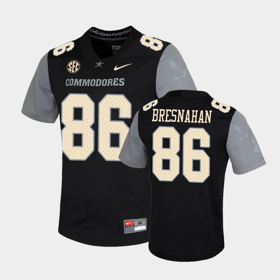 Men's Vanderbilt Commodores #86 Ben Bresnahan Nike 2020 Black Untouchable College Game Football Jersey 