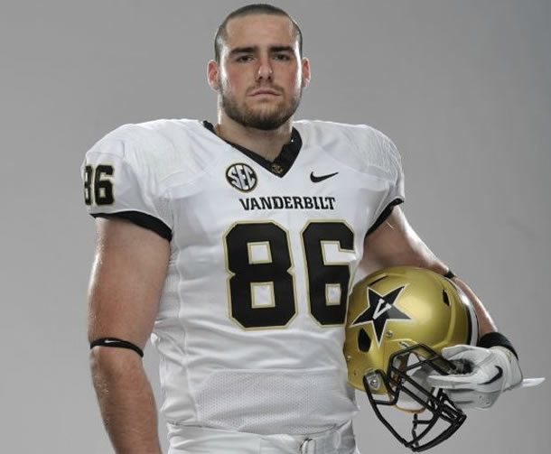 Men's Vanderbilt Commodores Custom Nike 2017 White College Football Jersey