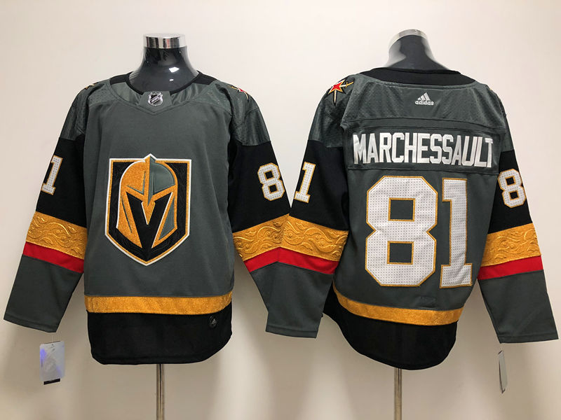 Men's Vegas Golden Knights #81 Jonathan Marchessault Adidas White Jersey  Stitched