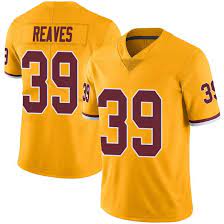 Men's Washington #39 Jeremy Reaves Limited Vapor Untouchable Gold Jersey