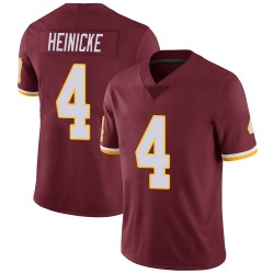 Men's Washington Redskins #4 Taylor Heinicke Limited Burgundy Color Vapor Untouchable Jersey