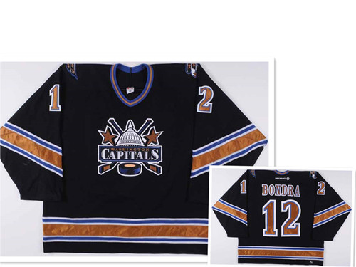 Men's Washington Capitals #12 Peter Bondra 2002-03 Game Worn Jersey