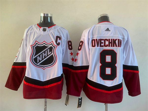 Men's Washington Capitals #8 Alexander Ovechkin adidas White 2022 All-Star Game Eastern Jersey Stitched