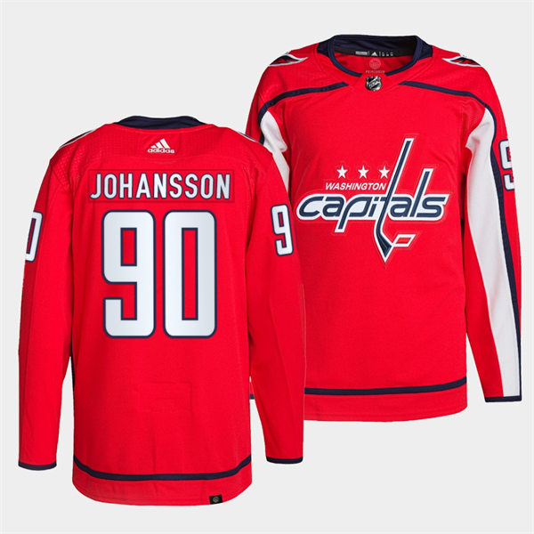 Men's Washington Capitals #90 Marcus Johansson adidas Home Red Jersey