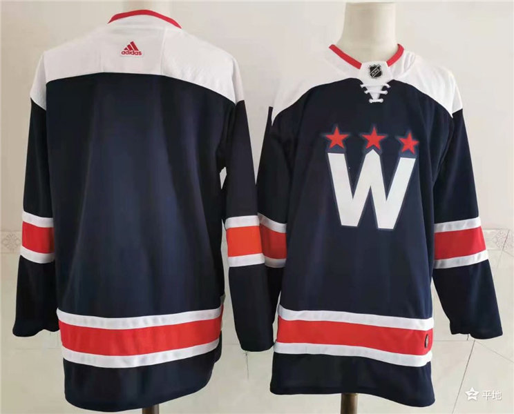Men's Washington Capitals Blank Navy Third Adidas NHL Team Jersey Stitched