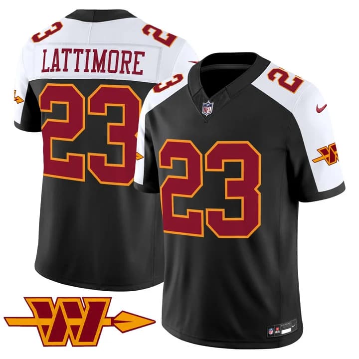 Men's Washington Commanders Throwback Vapor Limited Jersey - All Stitched 23   Marshon Lattimore