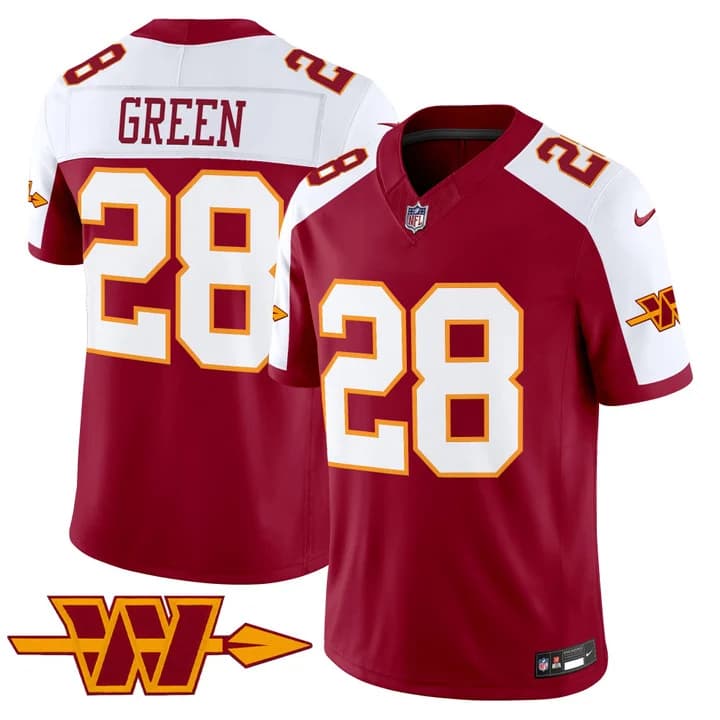 Men's Washington Commanders Throwback Vapor Limited Jersey - All Stitched 28 Darrell Green