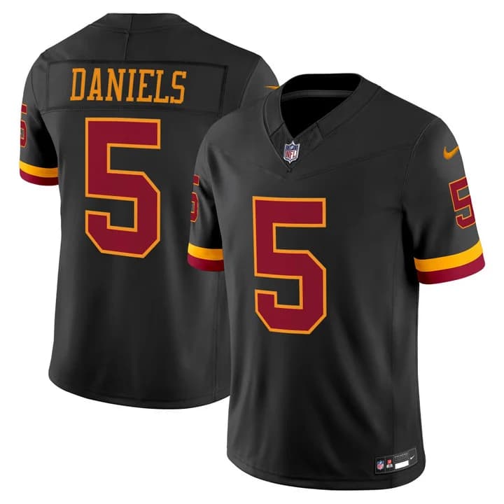 Men's Washington Commanders Throwback Vapor Limited Jersey - All Stitched Jayden Daniels    5