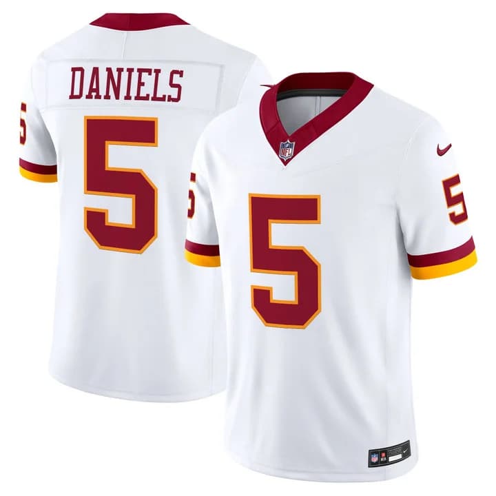 Men's Washington Commanders Throwback Vapor Limited Jersey - All Stitched Jayden Daniels  5