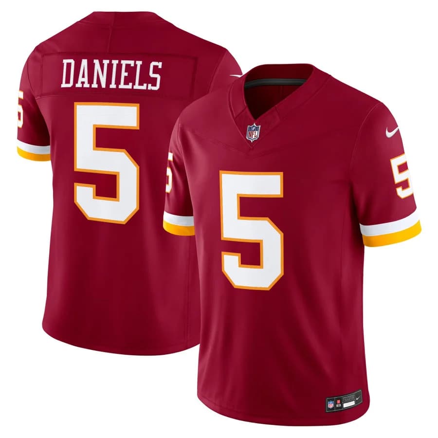 Men's Washington Commanders Throwback Vapor Limited Jersey - All Stitched Jayden Daniels