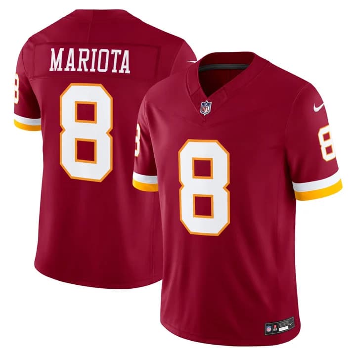 Men's Washington Commanders Throwback Vapor Limited Jersey - All Stitched Marcus Mariota