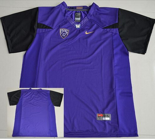 Men's Washington Huskies Custom Purple Limited Stitched College Football 2016 Nike NCAA Jersey