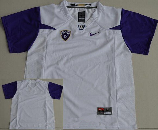 Men's Washington Huskies Custom White Limited Stitched College Football 2016 Nike NCAA Jersey