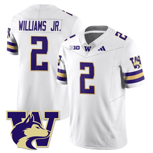 Men's Washington Husky Football 2025 Vapor Limited Jersey - All Stitched Demond Williams Jr.   - 2