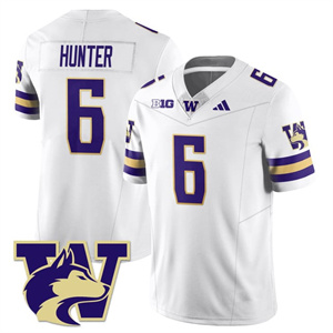 Men's Washington Husky Football 2025 Vapor Limited Jersey - All Stitched Jeremiah Hunter   - 6