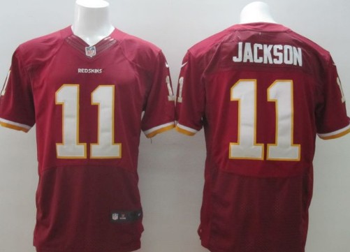 Men's Washington Redskins #11 DeSean Jackson Red Nik Elite Jerse